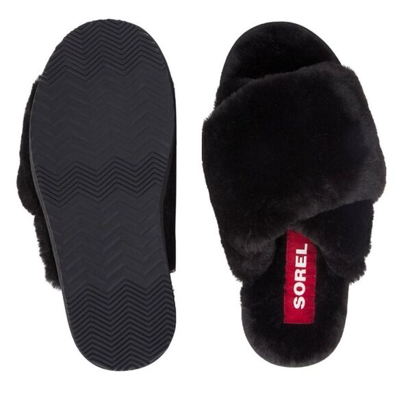 Sorel Go Mail Run slippers, black. Size 8. - Picture 10 of 11